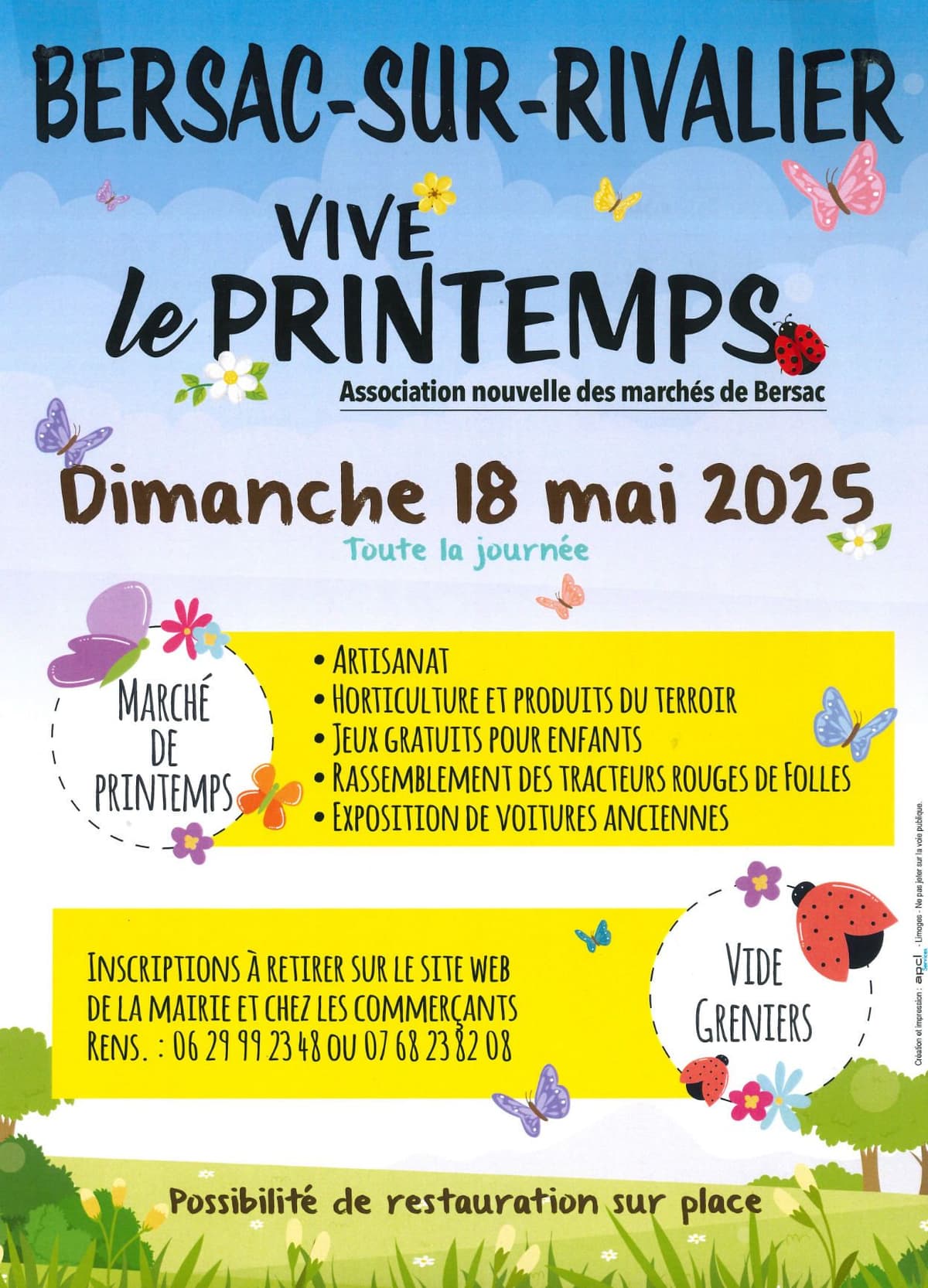 Marché de printemps de Bersac-sur-Rivalier 2025