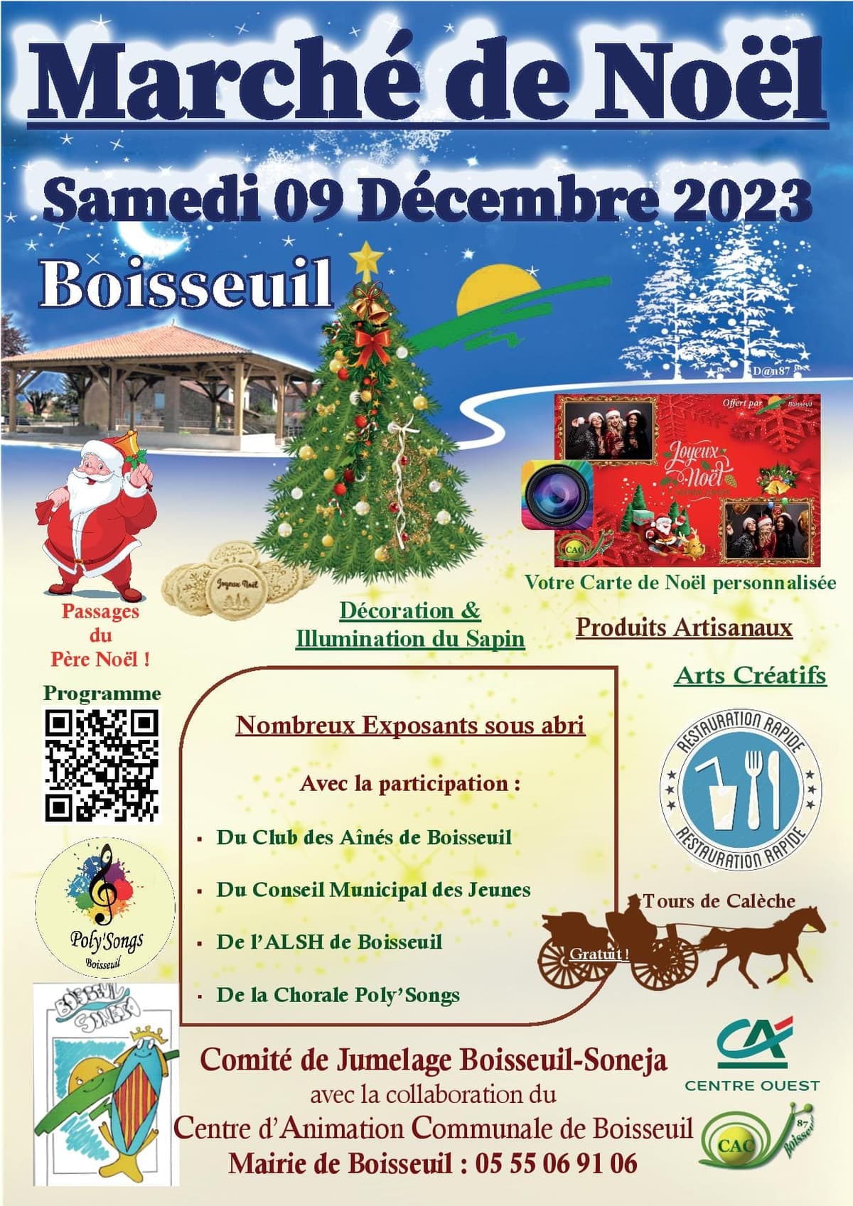 Marché de Noël de Boisseuil