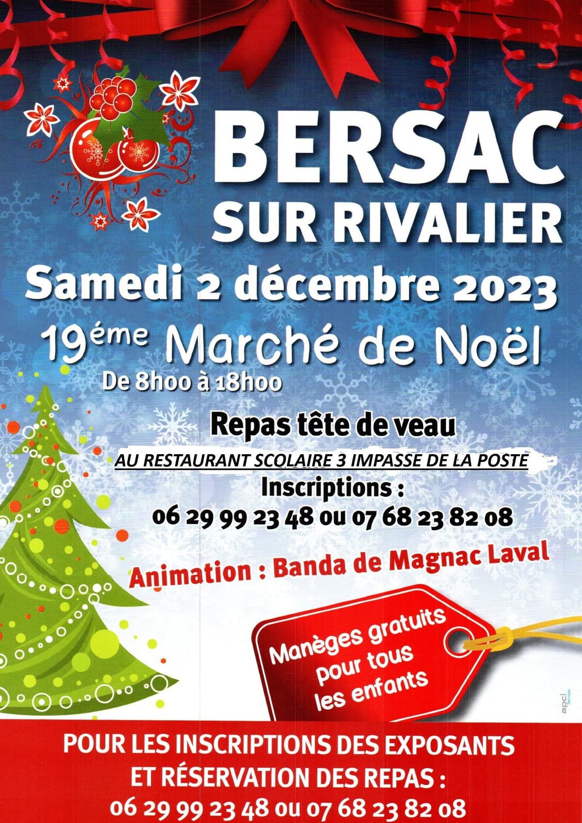 Marché de Noël de Bersac-sur-Rivalier